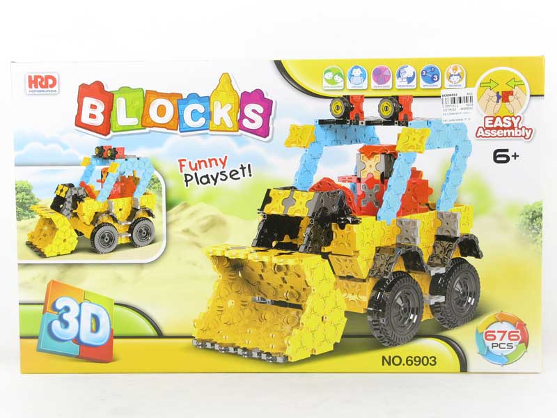 Blocks(676pcs) toys