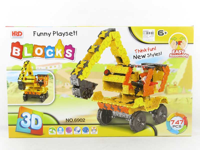 Blocks(747pcs) toys
