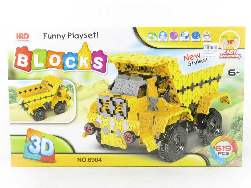 Blocks(619pcs) toys