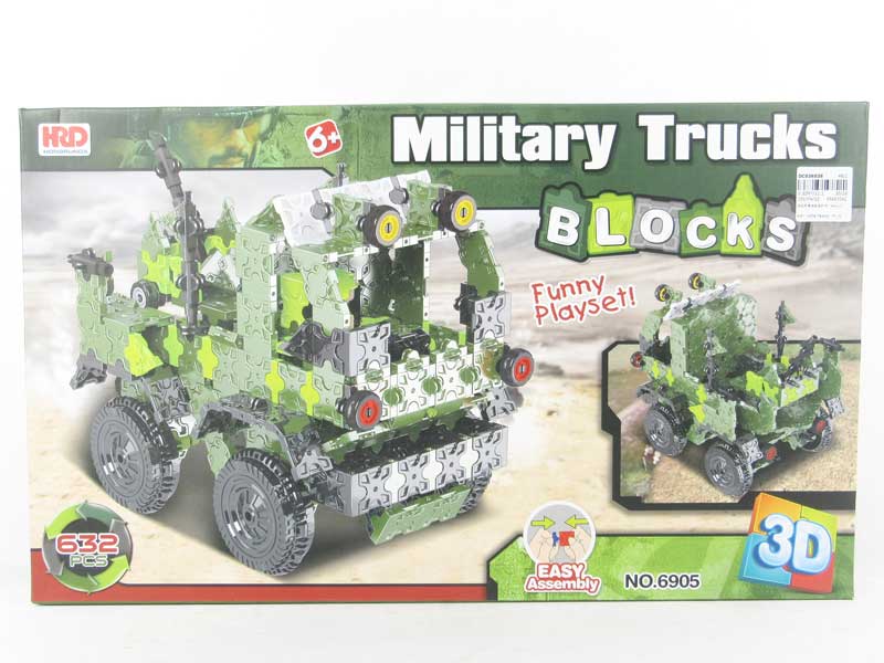 Blocks(632pcs) toys
