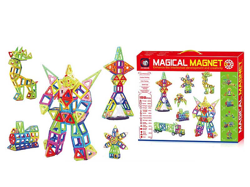 Magnetic Block(198PCS) toys