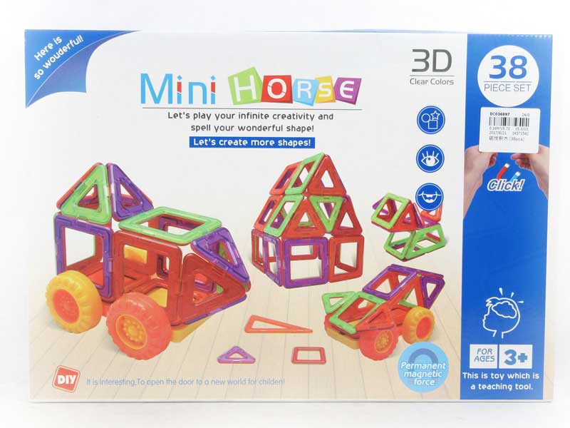 Magnetic Block(38pcs) toys
