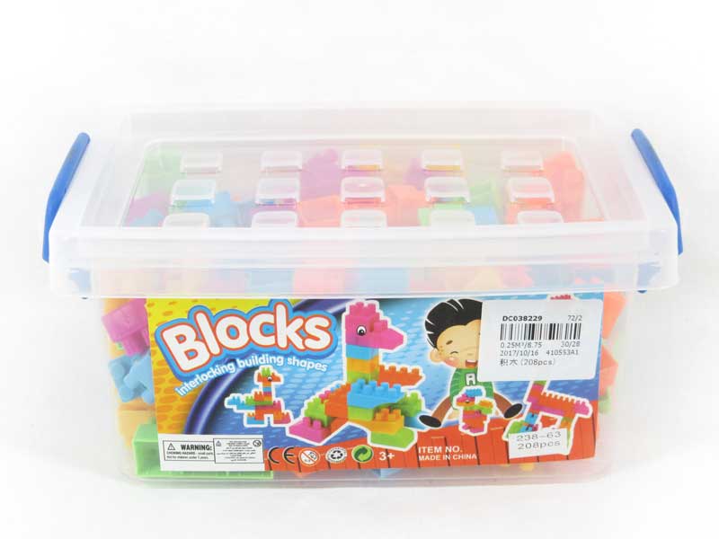 Blocks(208pcs) toys