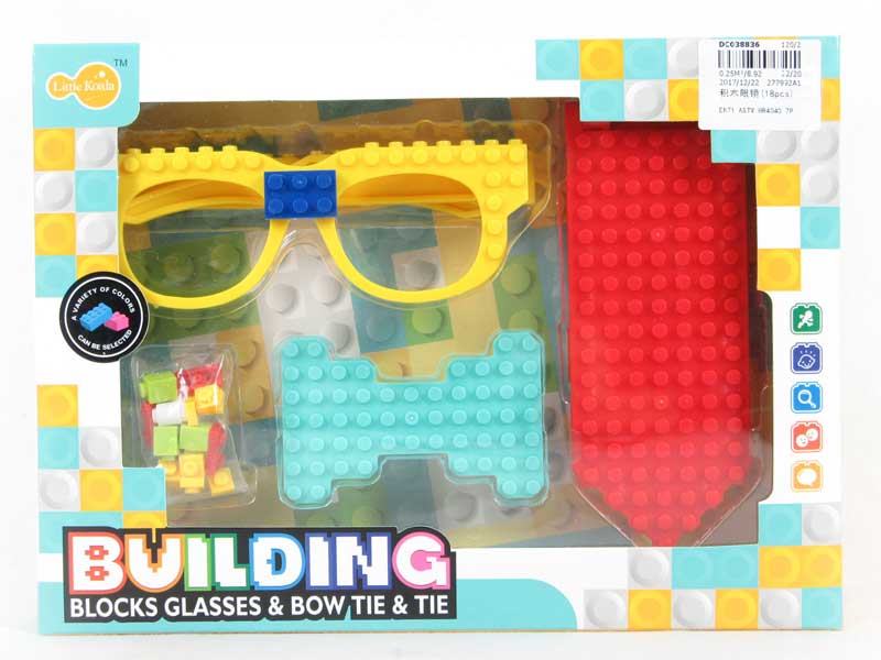 Glasses Blocks(18pcs) toys