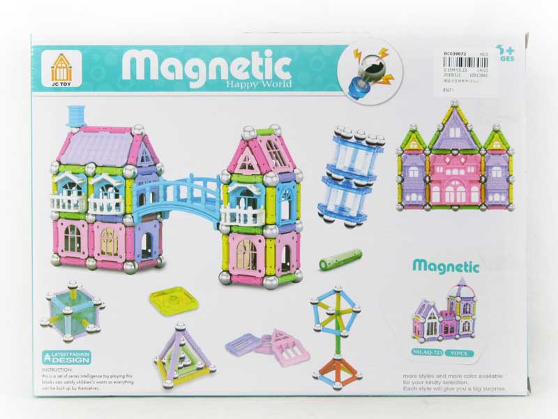 Magnetic Block(91pcs) toys