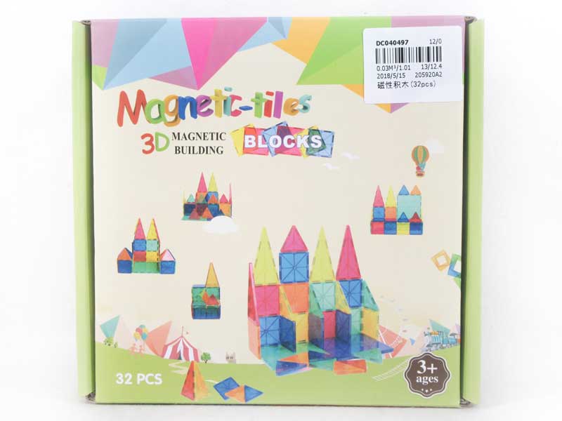 Magnetic block(32pcs) toys