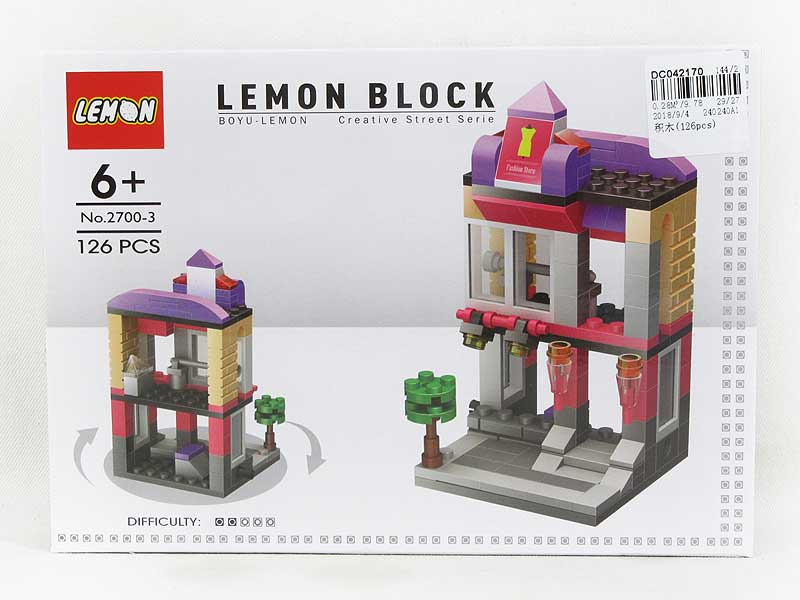 Blocks(126pcs) toys