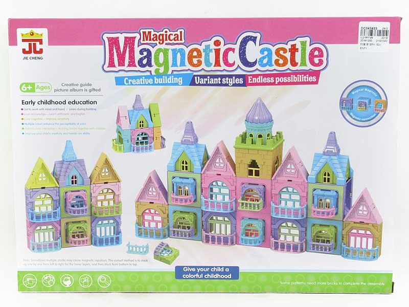 Magnetic Castle Block(80PCS) toys