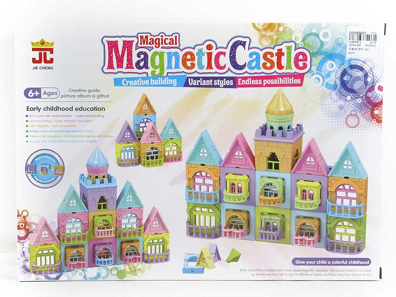 Magnetic Castle Block(60PCS) toys