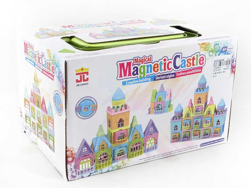 Magnetic Castle Block(68PCS) toys