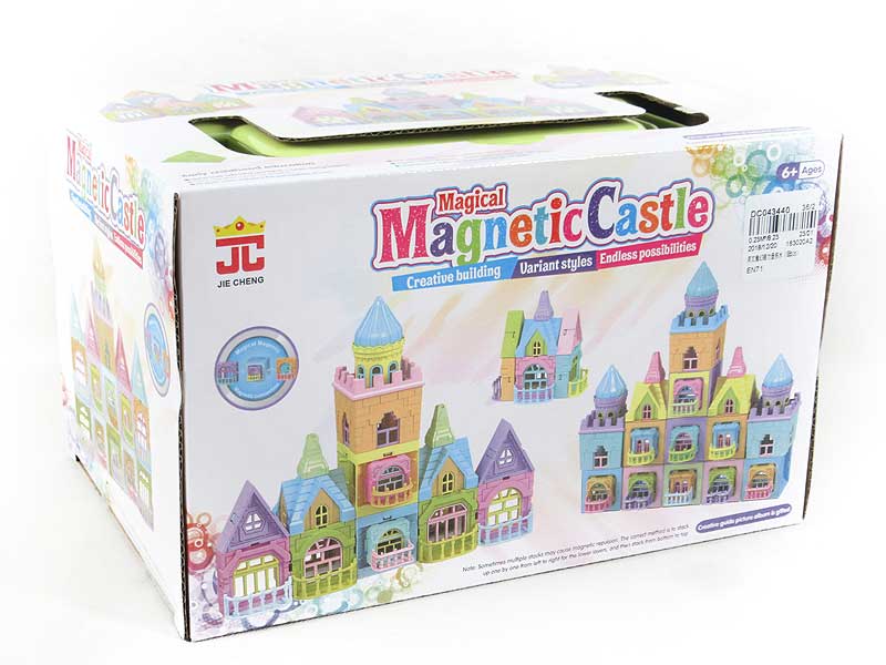 Magnetic Castle Block(68PCS) toys