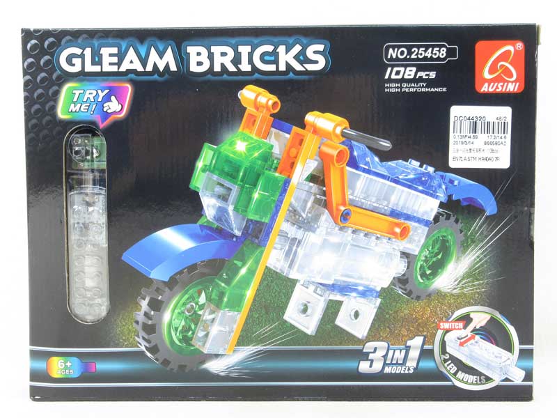 Blocks W/L(108PCS) toys