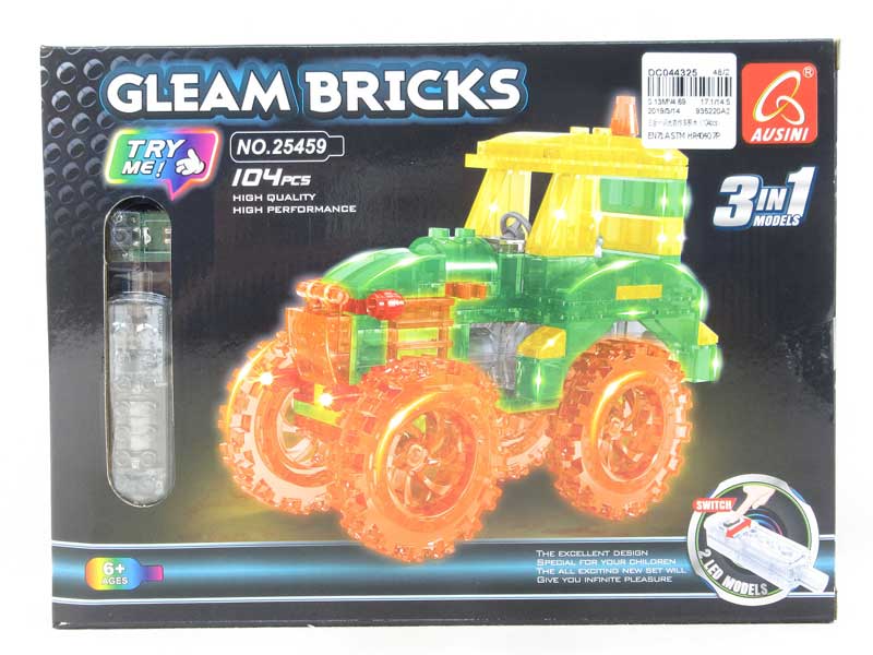 Blocks W/L(104PCS) toys