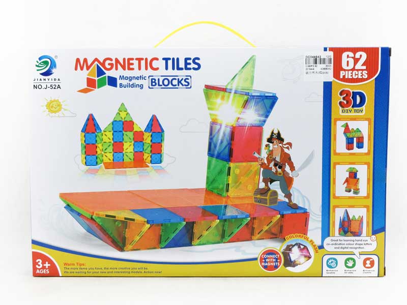 Magnetic Blocks(62pcs) toys