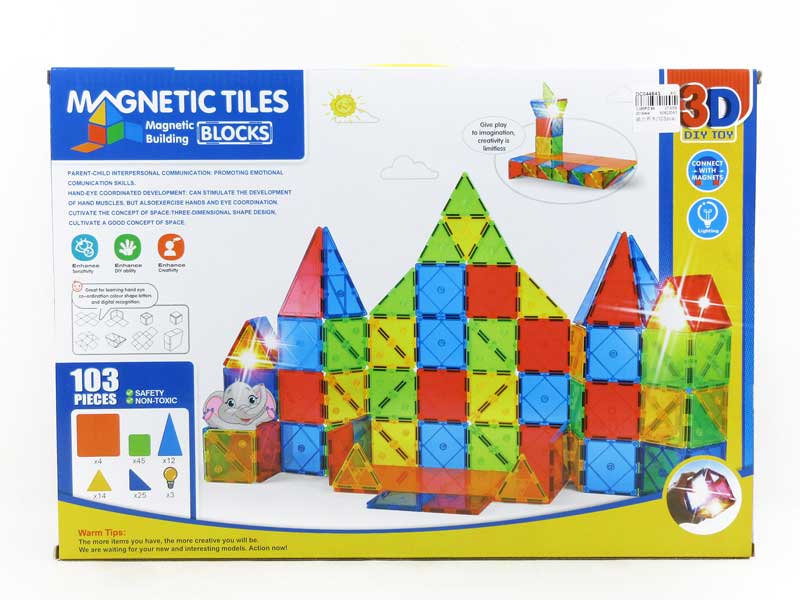 Magnetic Blocks(103pcs) toys