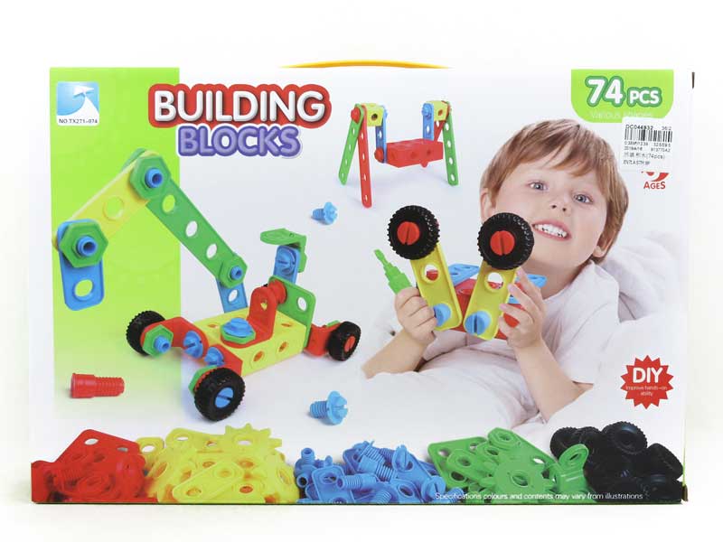 Blocks(74pcs) toys