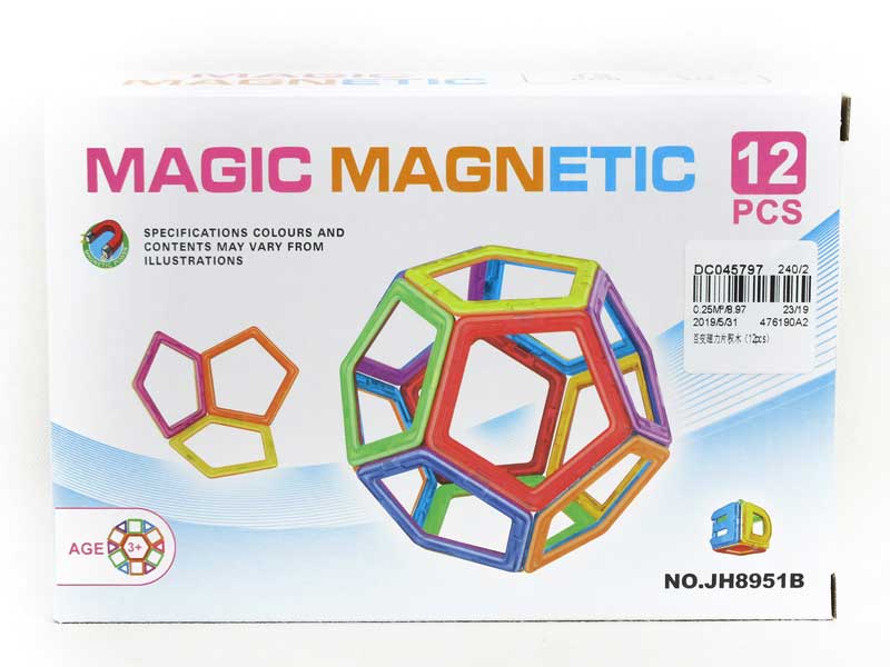 Magnetism Blocks(12PCS) toys