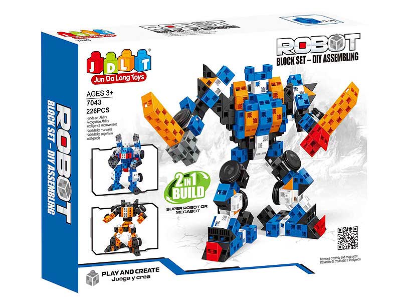 Assemble Toys Block Robot Set toys