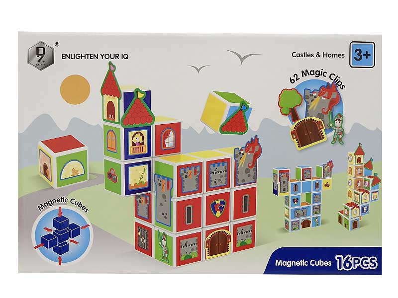 Magnetism Block(16PCS) toys