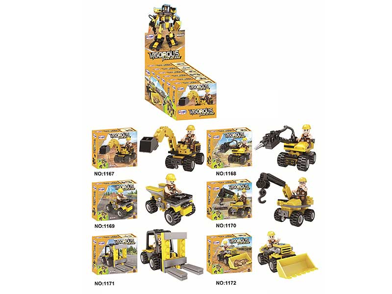 Blocks(6in1) ,only big box packing toys