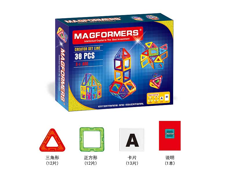 Magnetism Block(38PCS) toys
