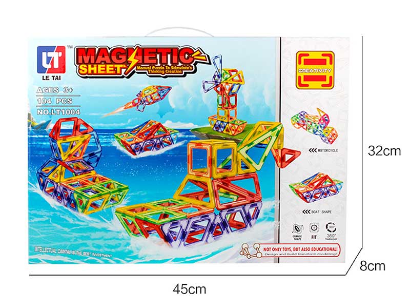 Magnetism Block(104PCS) toys