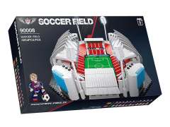 Good gift intellectual big bricks toy set soccer field model