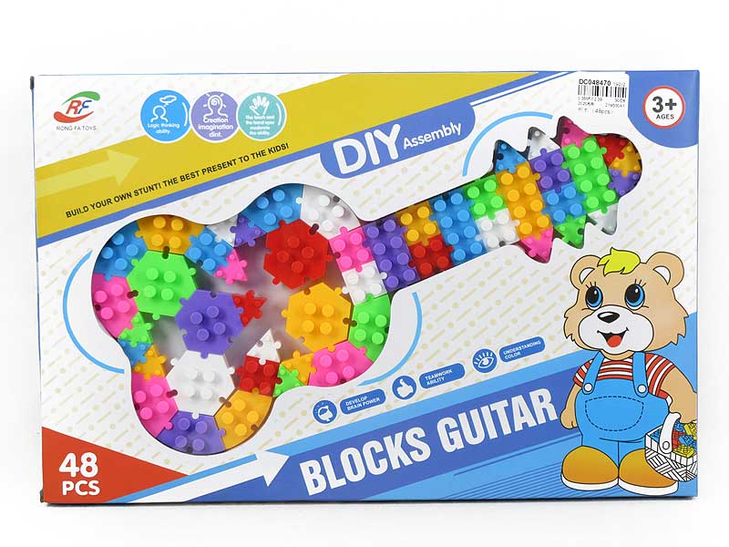 Blocks Guitar(48PCS) toys