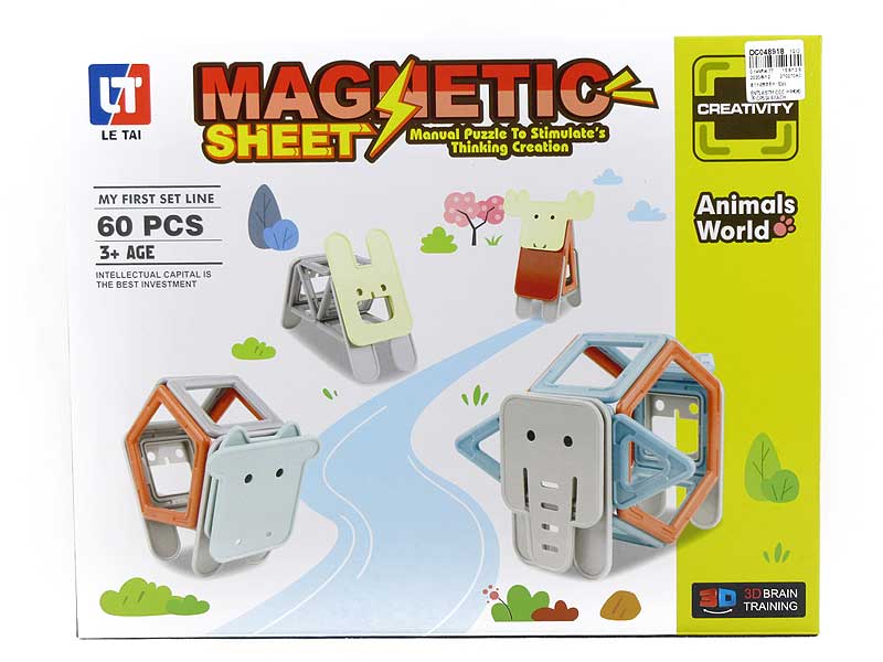 Magnetism Block(60PCS) toys