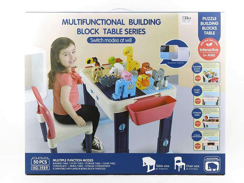 Building Block Table(50PCS) toys