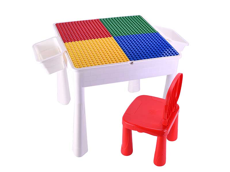 Building Block Table & 1 Chair toys
