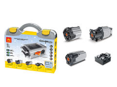 STEAM Battery SET+3 Kinds Of Motors Blocks(81PCS)