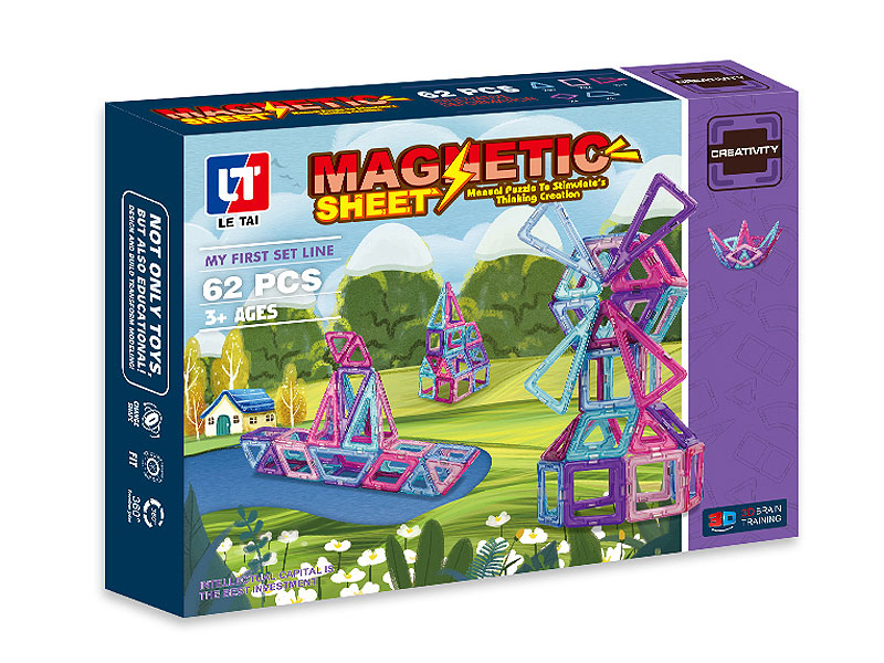 Magnetism Block(62pcs) toys