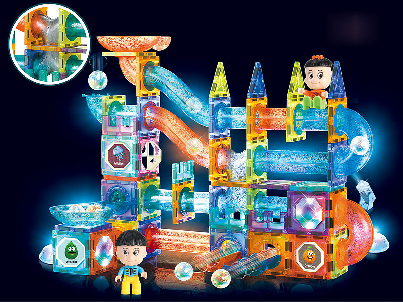 Magnetism Block W/L(142pcs) toys