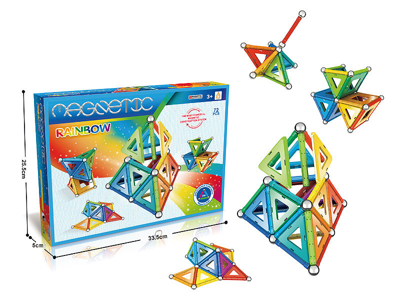 Magnetism Block(72PCS) toys