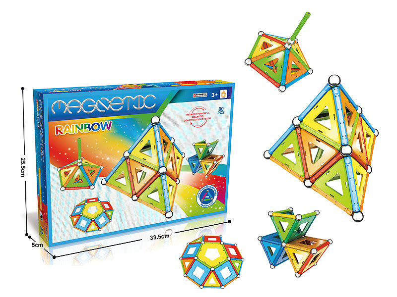 Magnetism Block(80PCS) toys