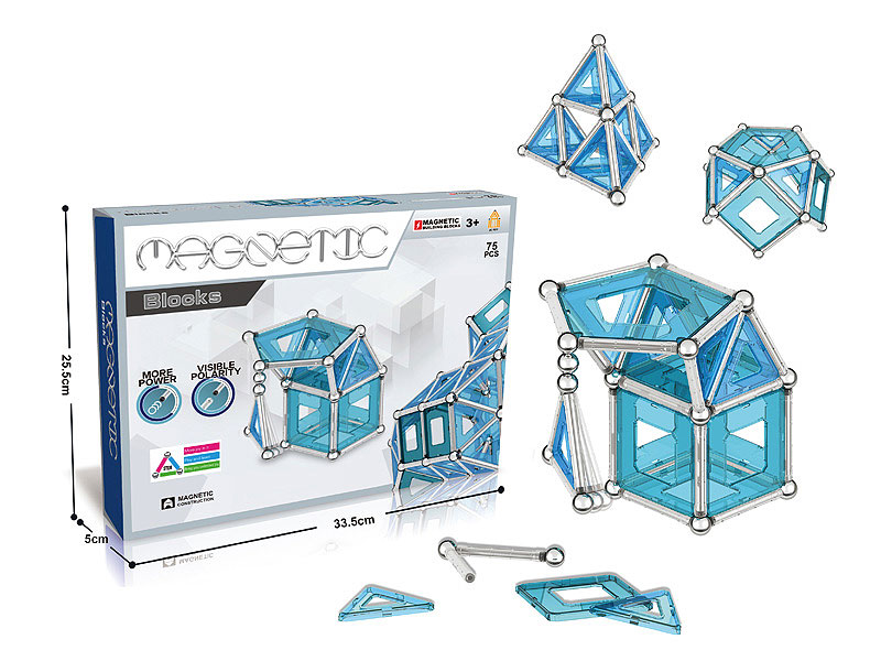 Magnetism Block(75PCS) toys