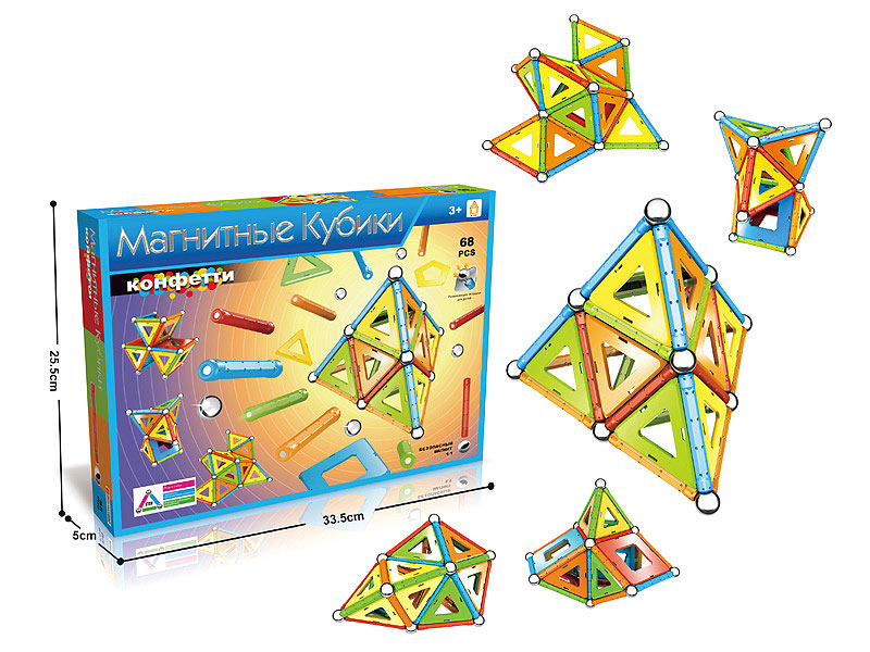 Magnetism Block(68PCS) toys