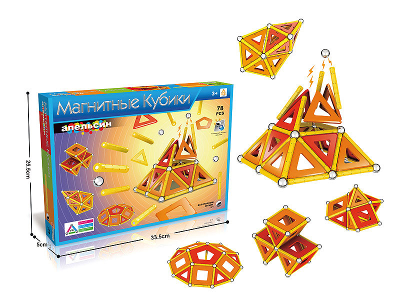 Magnetism Block(78PCS) toys