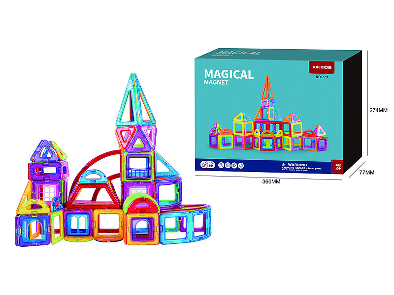 Magnetic Blocks(106pcs) toys