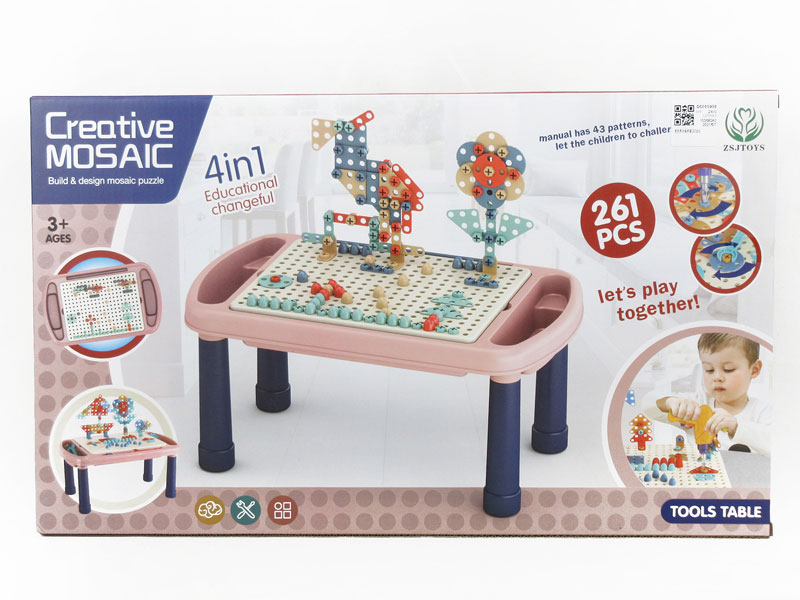 Building Block Table(261pcs) toys