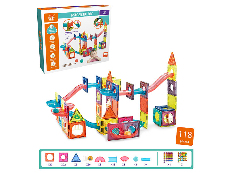 Magnetic Blocks(118pcs) toys