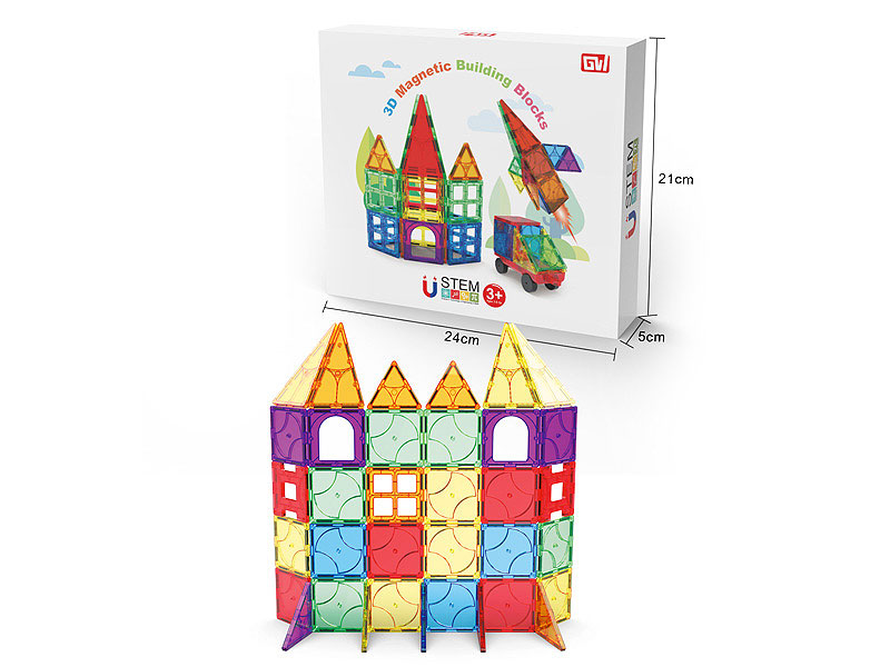 Magnetic 3D Building Blocks(36pcs) toys