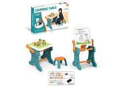 2in1 Drawing Board & Building Block Table