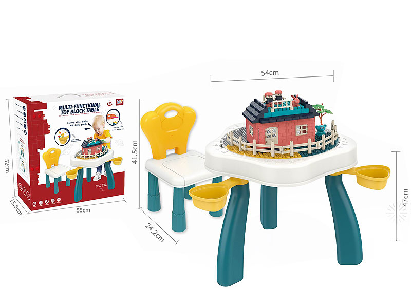 Building Block Table & Chair toys
