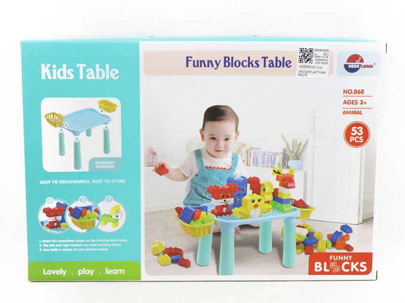 Building Block Table(53PCS) toys