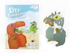 3D立体拼图-恐龙动物人偶装