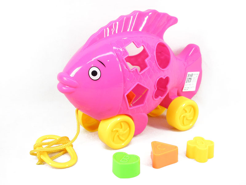 Drag Building Block Carp(2C) toys