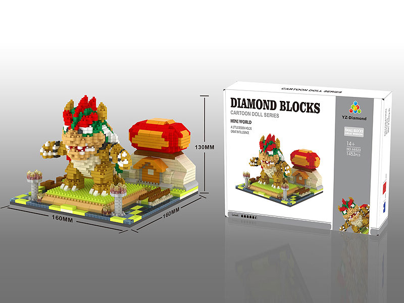 Bowser Koopa Blocks(1453PCS) toys