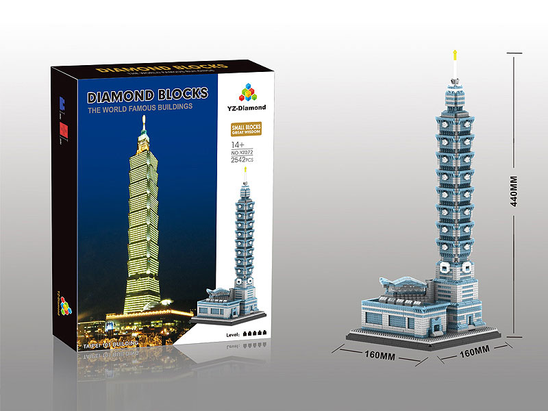 Taipei 101 Block(2542PCS) toys